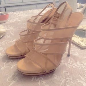 Gucci platform heels Suede